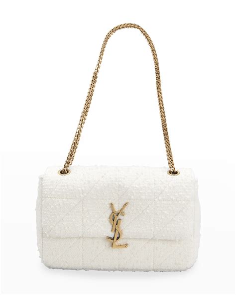 jamie medium ysl patchwork boucle tweed shoulder bag|SAINT LAURENT Jamie quilted bouclé.